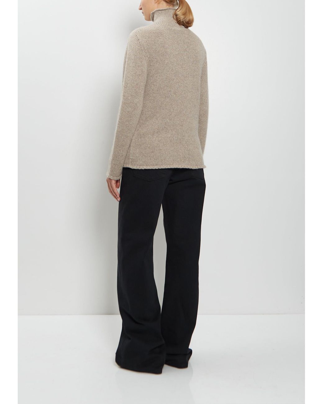 The Row Natural Mariam Cashmere Top