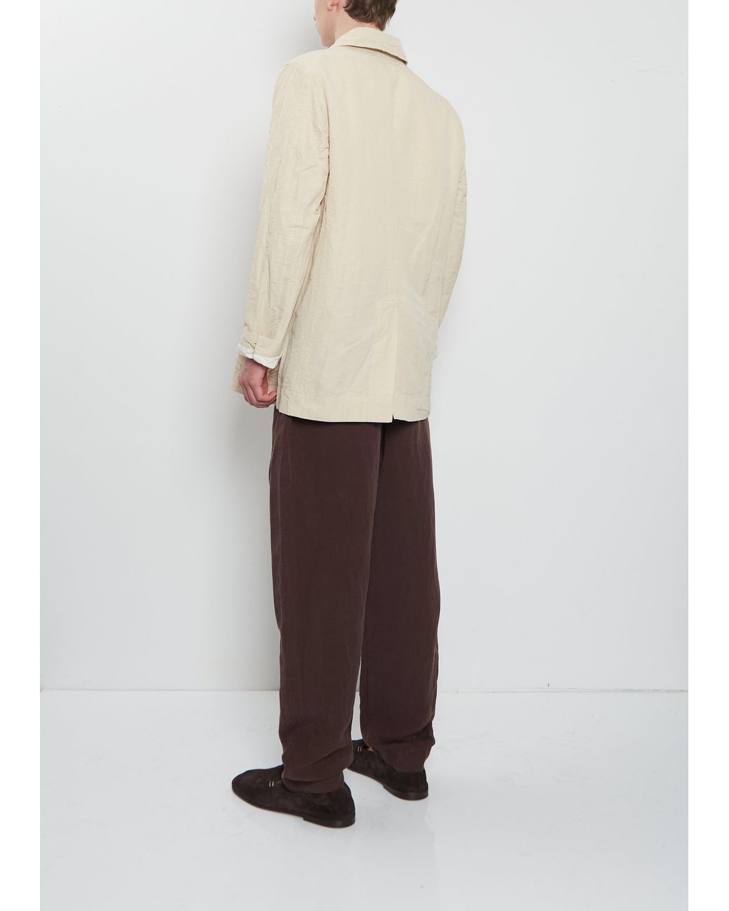 Casey Casey Natural March Cotton Linen Jacket