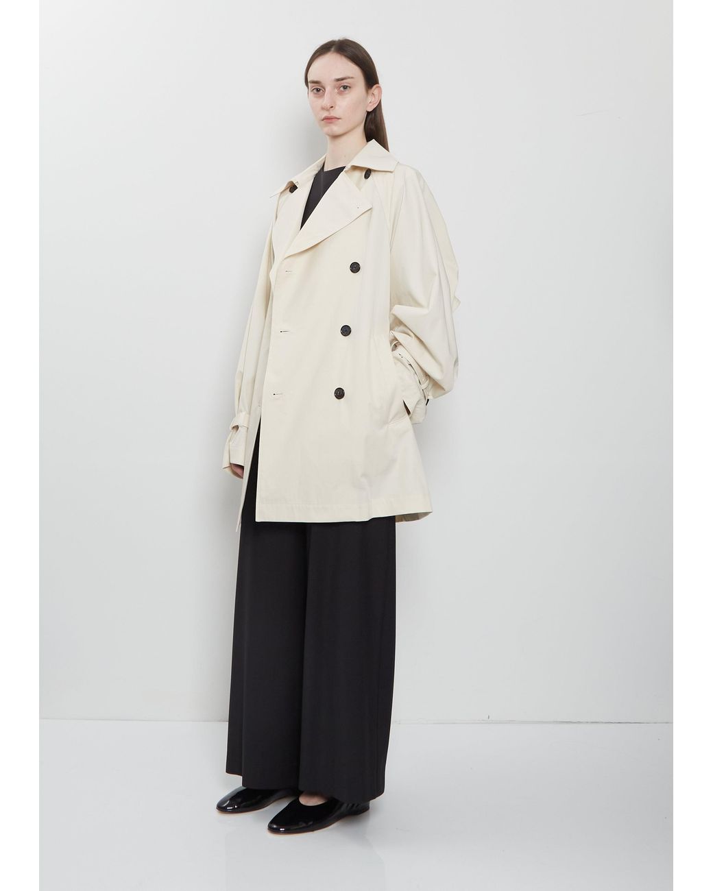 Totême Natural Washed Cotton Trench Coat