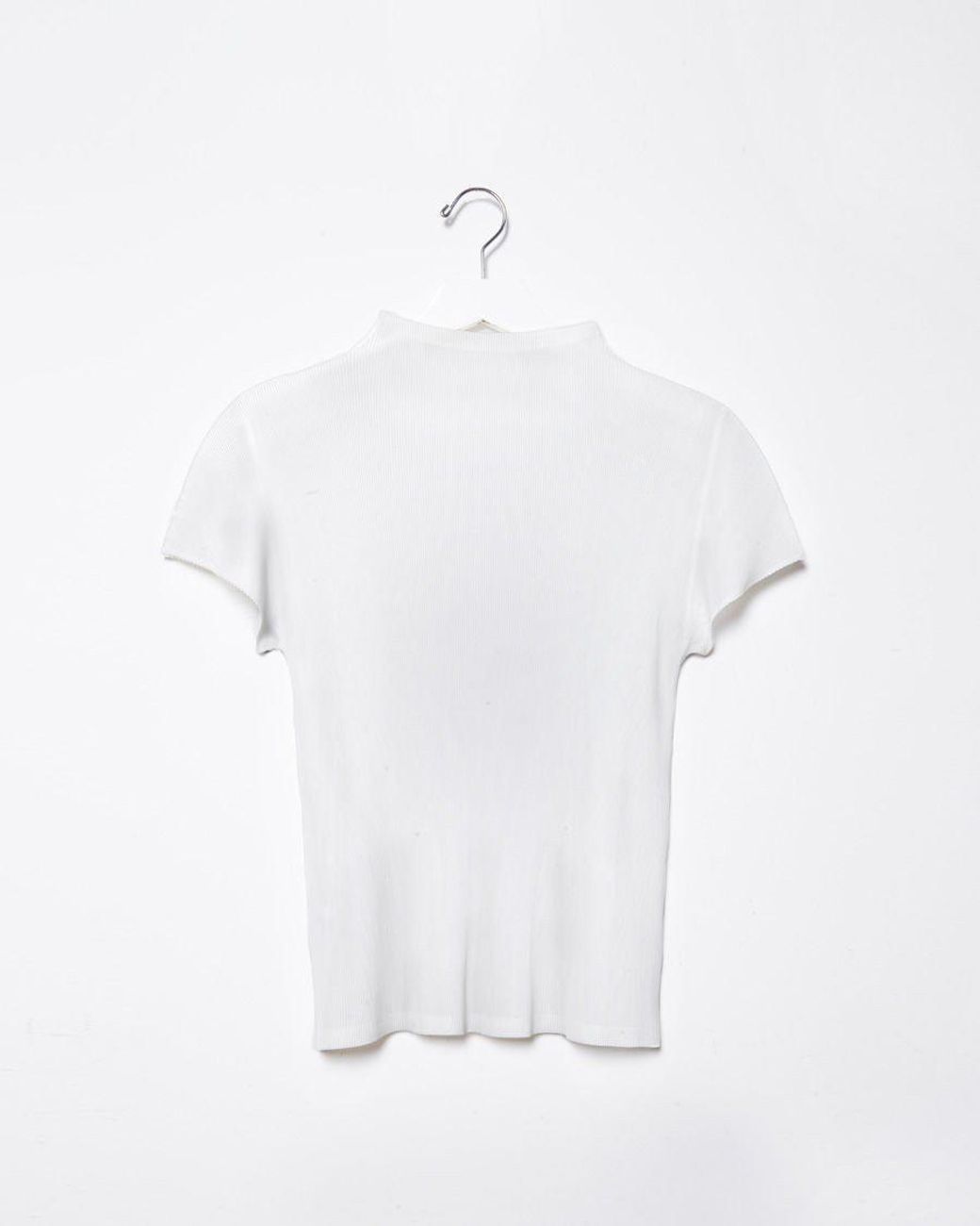 Pleats Please Issey Miyake Mist Basics Top in White | Lyst