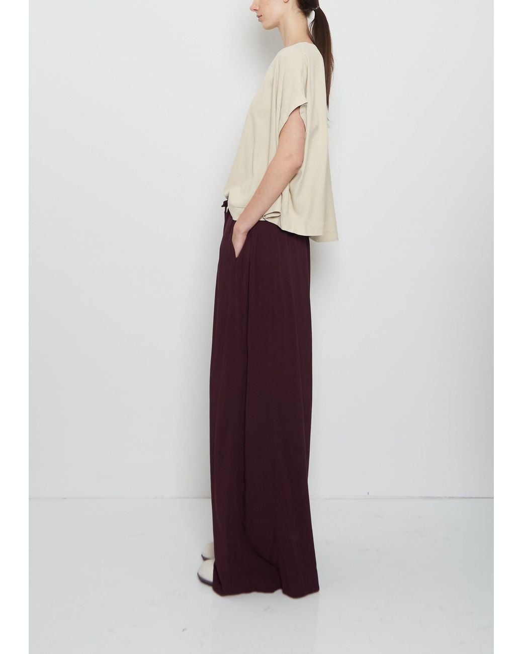 Casey Casey White Francesca Silk Top