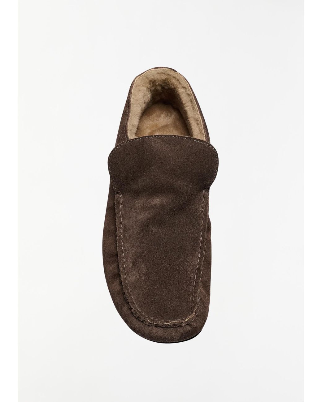 The Row White Leo Suede Loafer