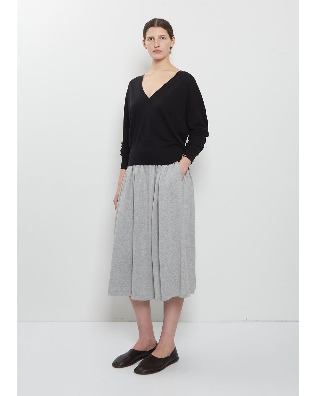 Extreme Cashmere Black N°467 Collin Merino Wool Cashmere Sweater