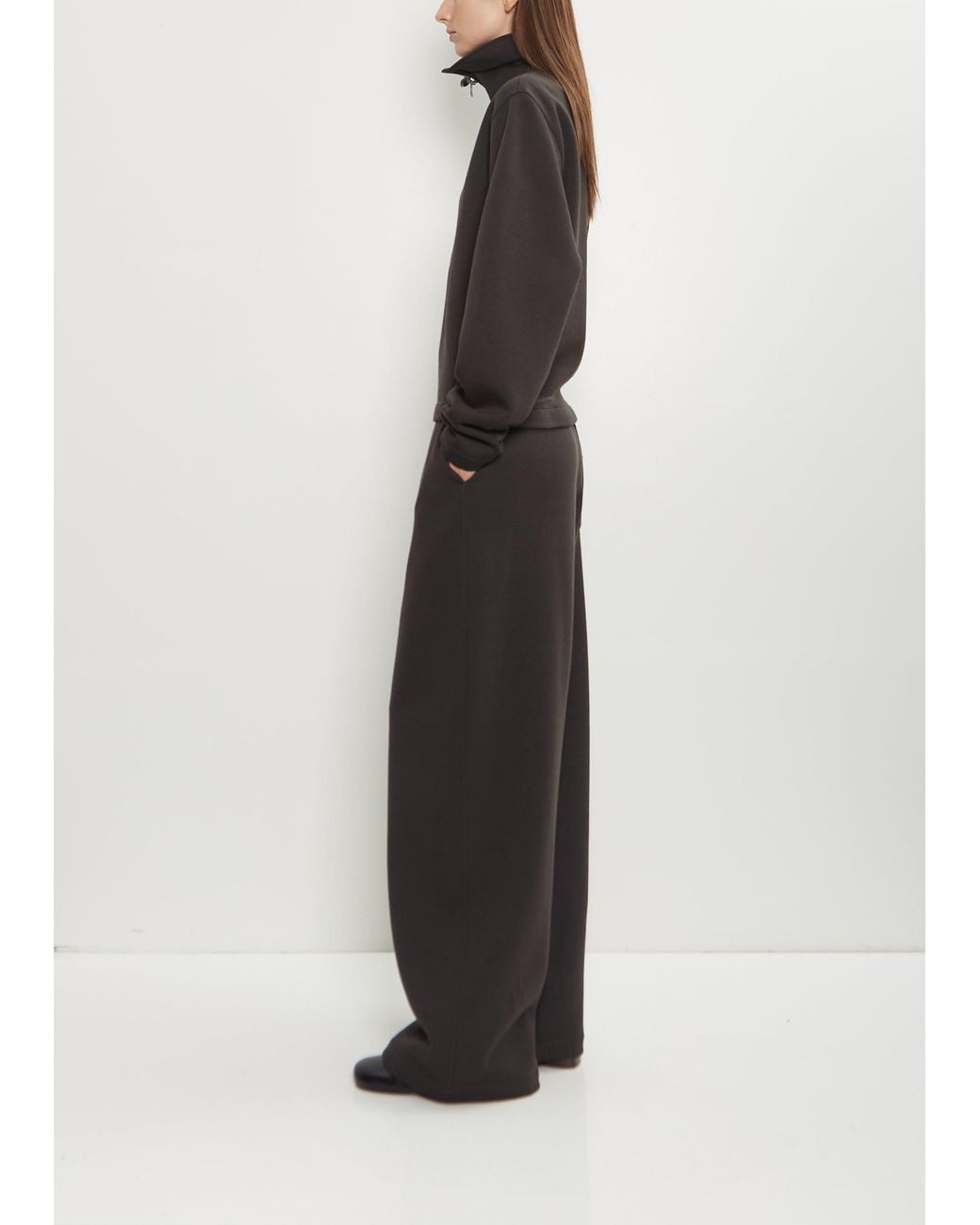 Lemaire Black Relaxed Large Pants