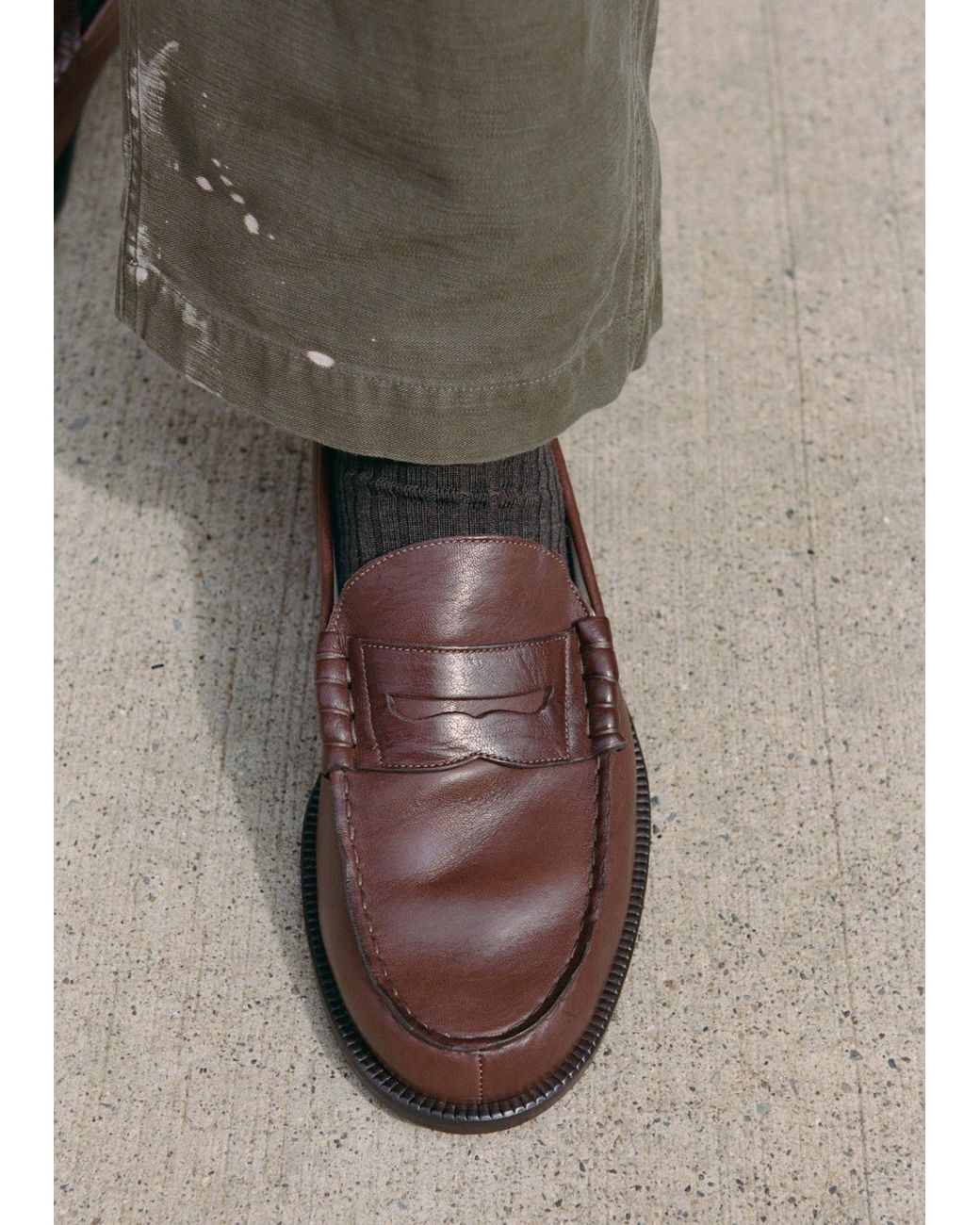 Common Projects White Soft Leather Loafer