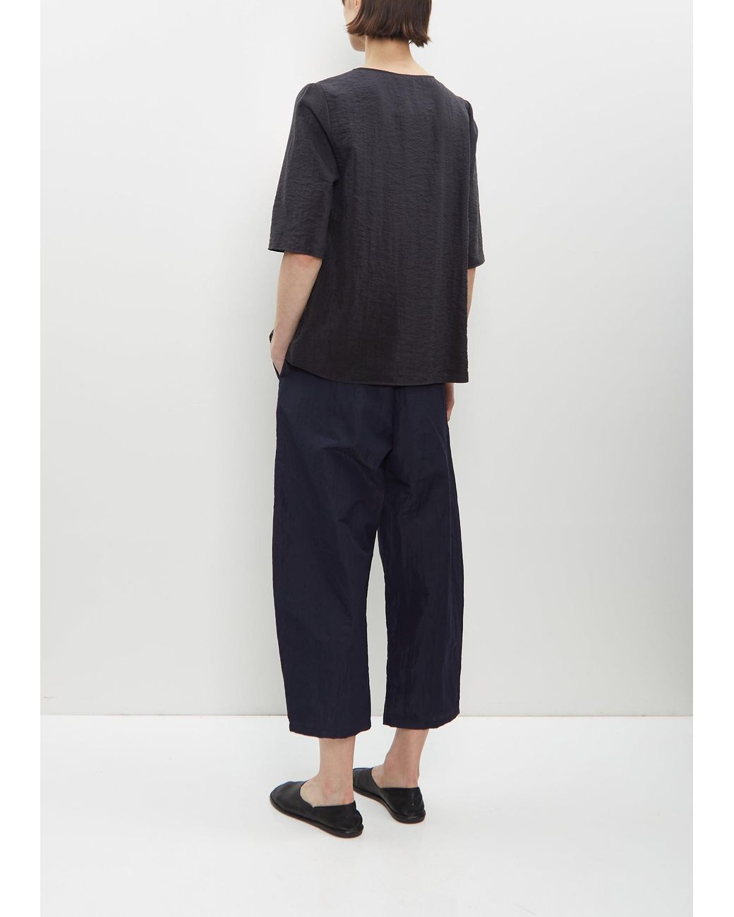 Apuntob Technical Wool Trousers in Blue | Lyst