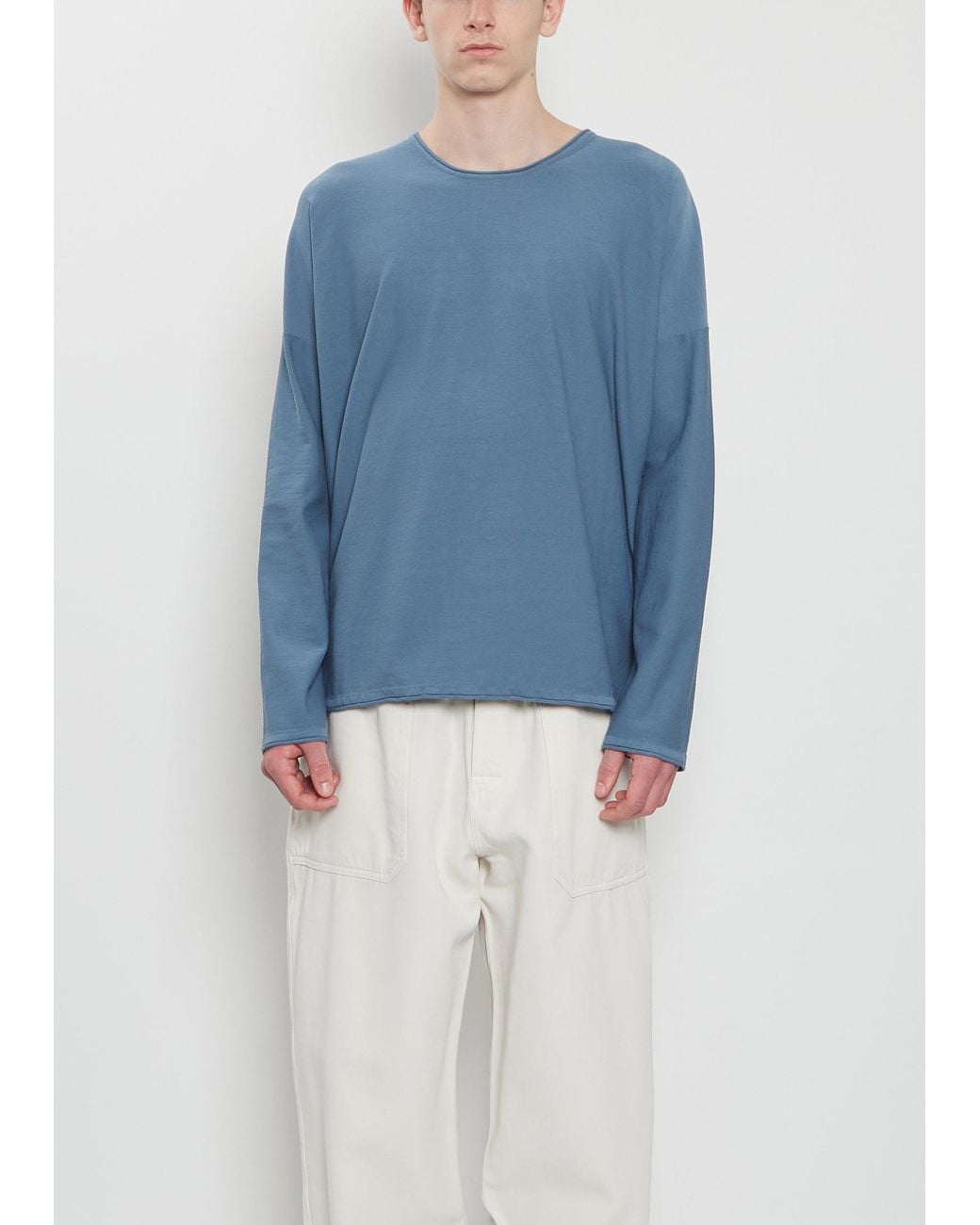 Casey Casey Blue Overdyed Long Sleeve Shirt