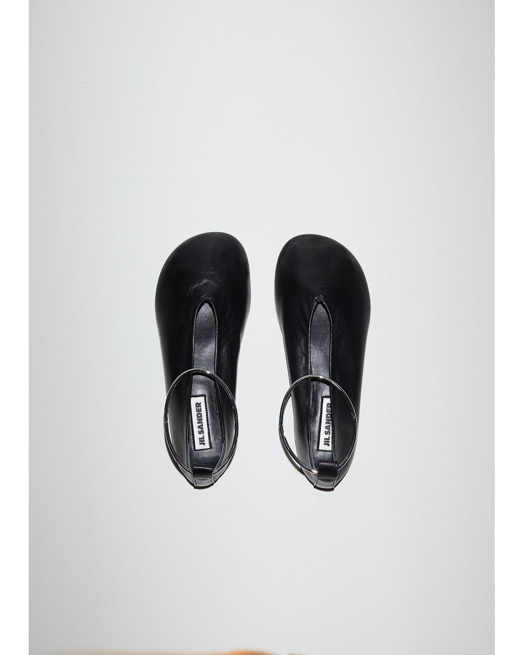 【超美品♡半額】JIL SANDER BALLERINA 36 1/2 JIL SANDER Embellished leather ballet flats | NET-A-PORTER