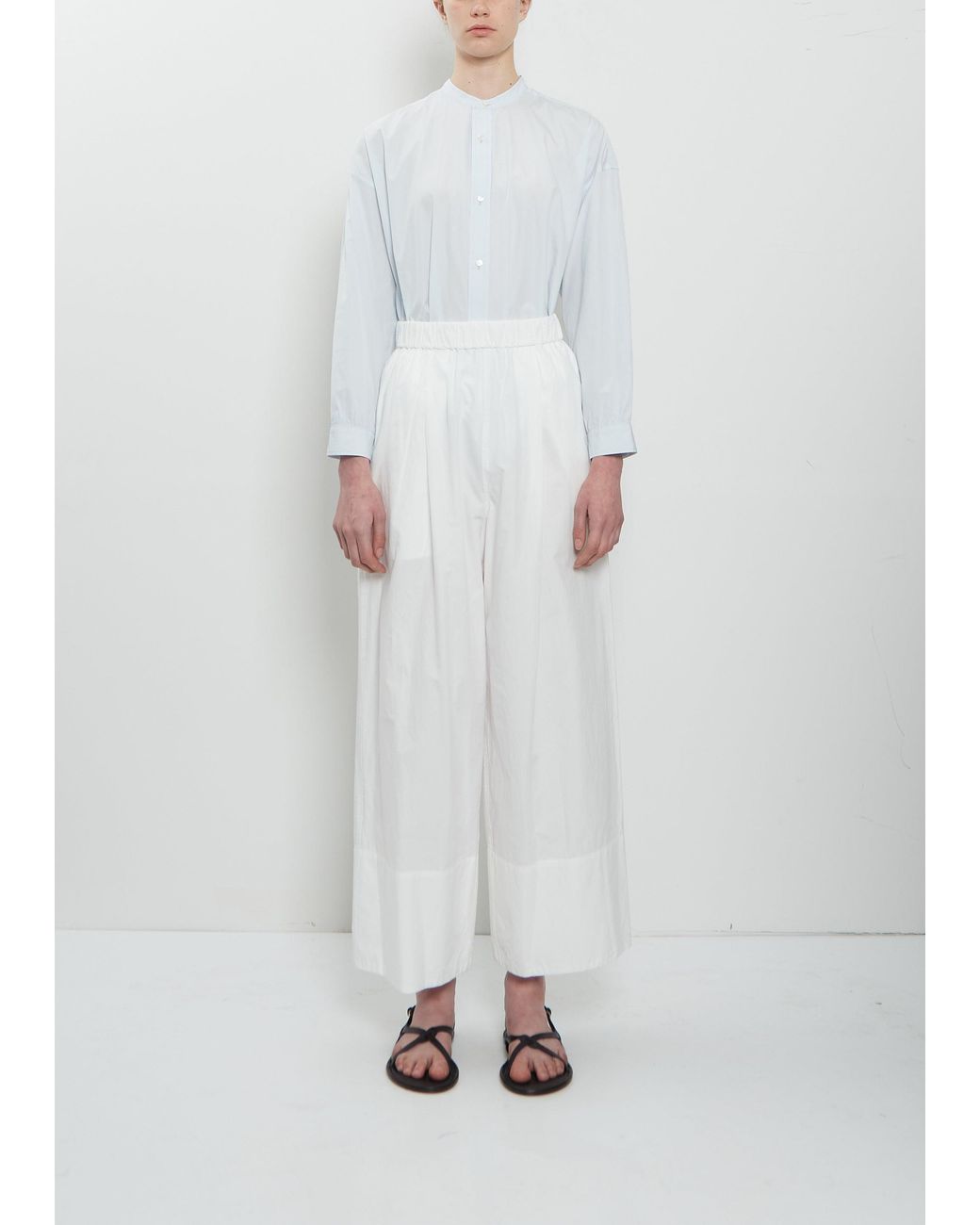 Arts & Science White Pajama Long Cotton Pants