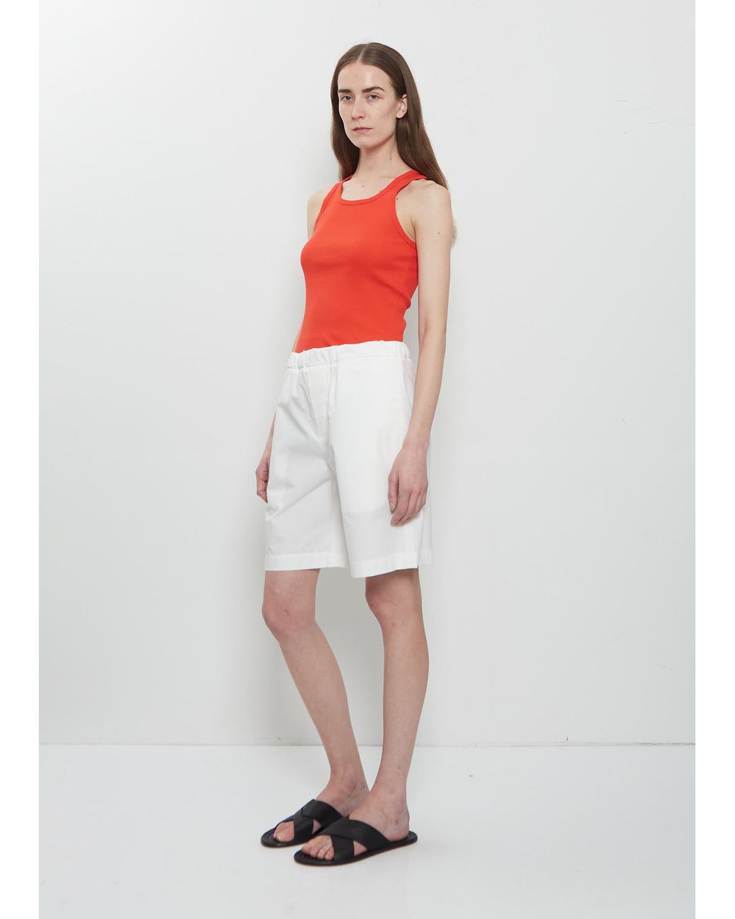 Meta Campania Collective White Ed Unlined Cotton Drawstring Shorts