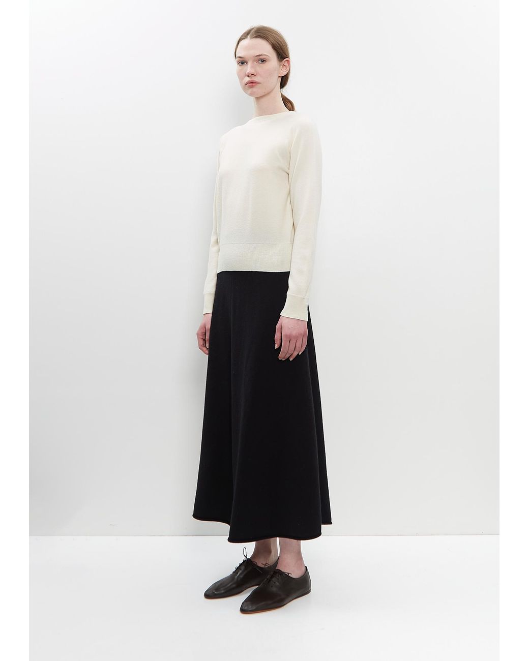 Extreme Cashmere White Cashmere Nylon N°382 Belle Sweater