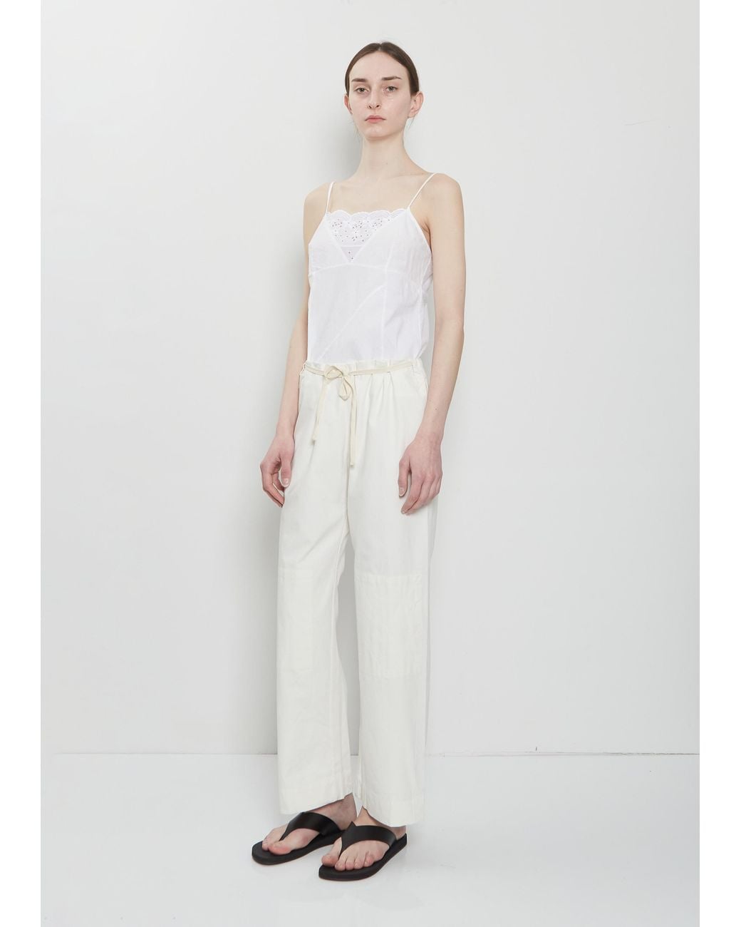 Dosa Heirloom Organic Cotton Judo Pants in White | Lyst