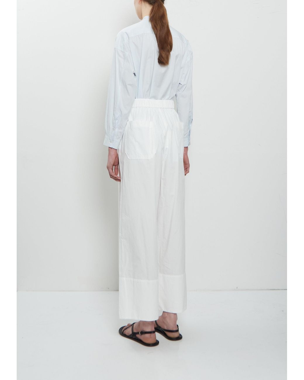 Arts & Science White Pajama Long Cotton Pants