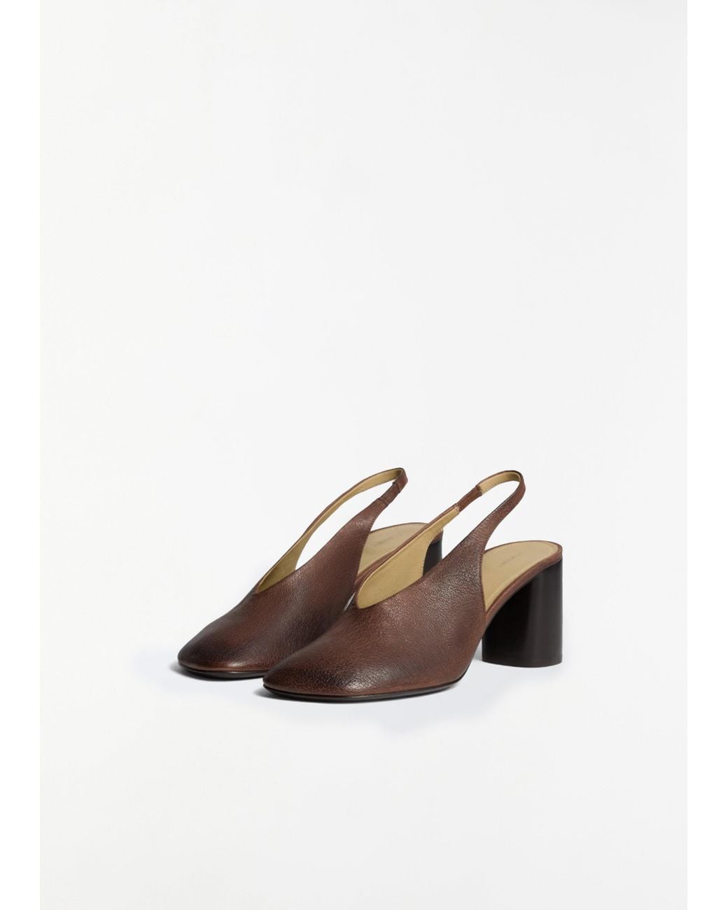 Lemaire White Glove Slingback 80 Heel