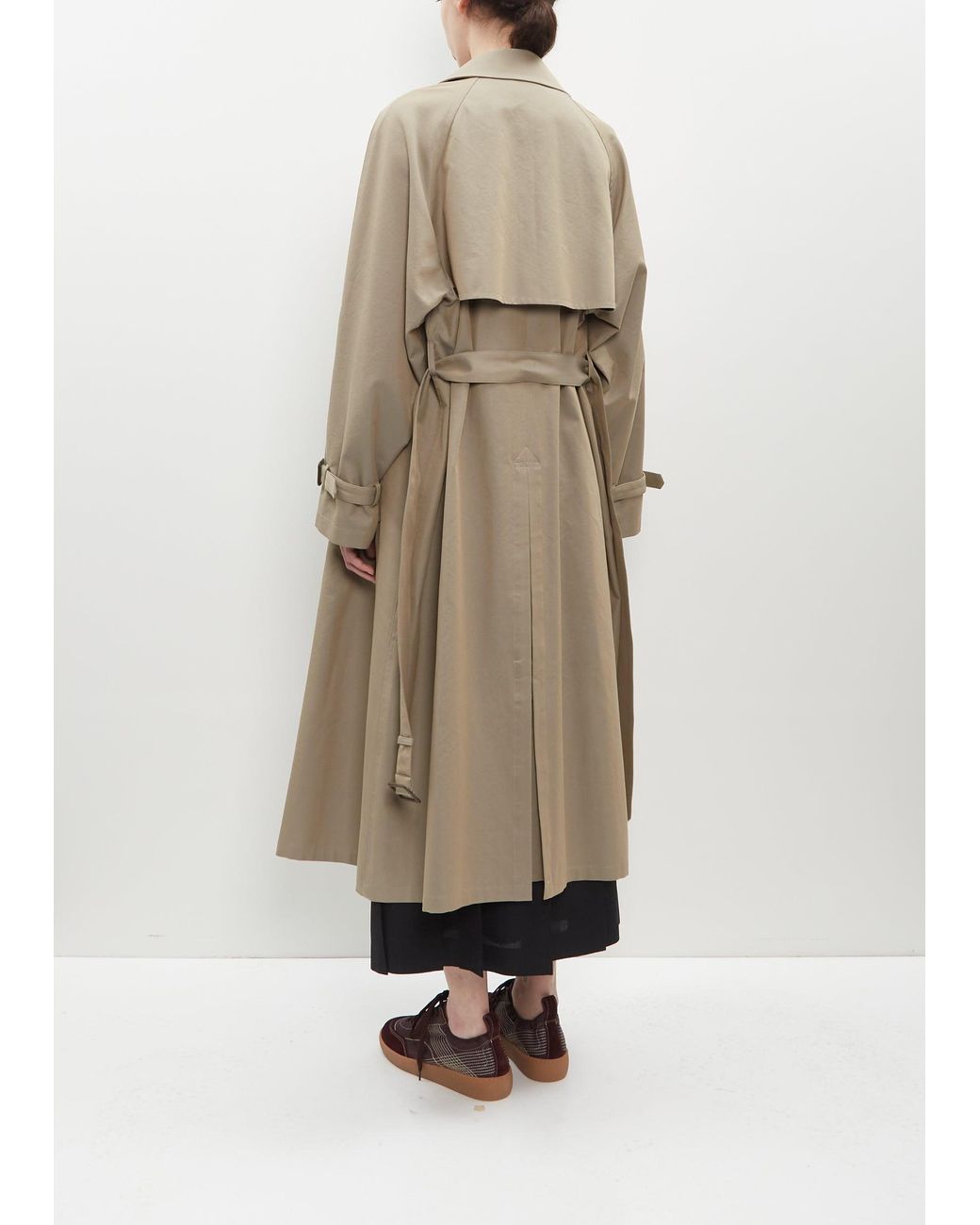 AURALEE 19AW FinxChambrayBig TRENCHCOAT