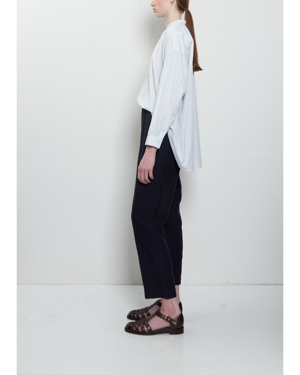 Arts & Science Blue Easy Linen Tapered Pants