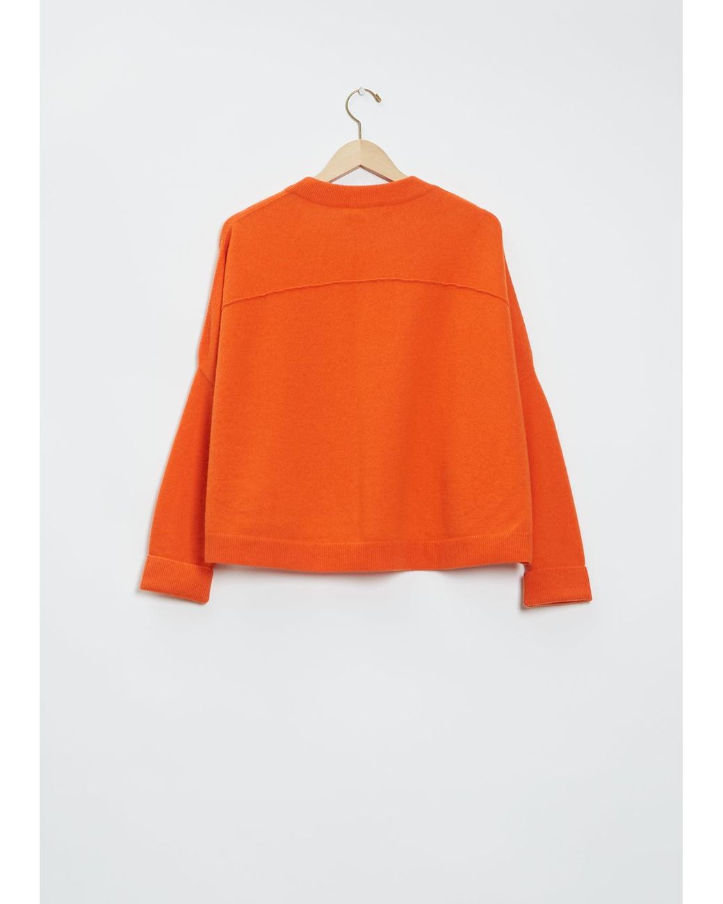 Dusan Chunky Cashmere Sweater in Orange Lyst