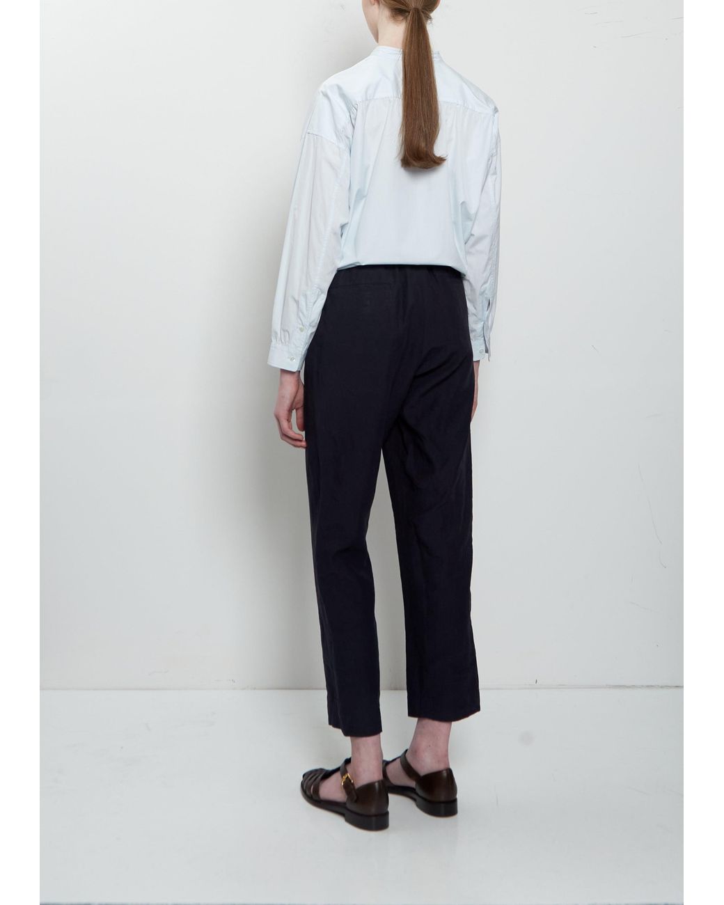 Arts & Science Blue Easy Linen Tapered Pants