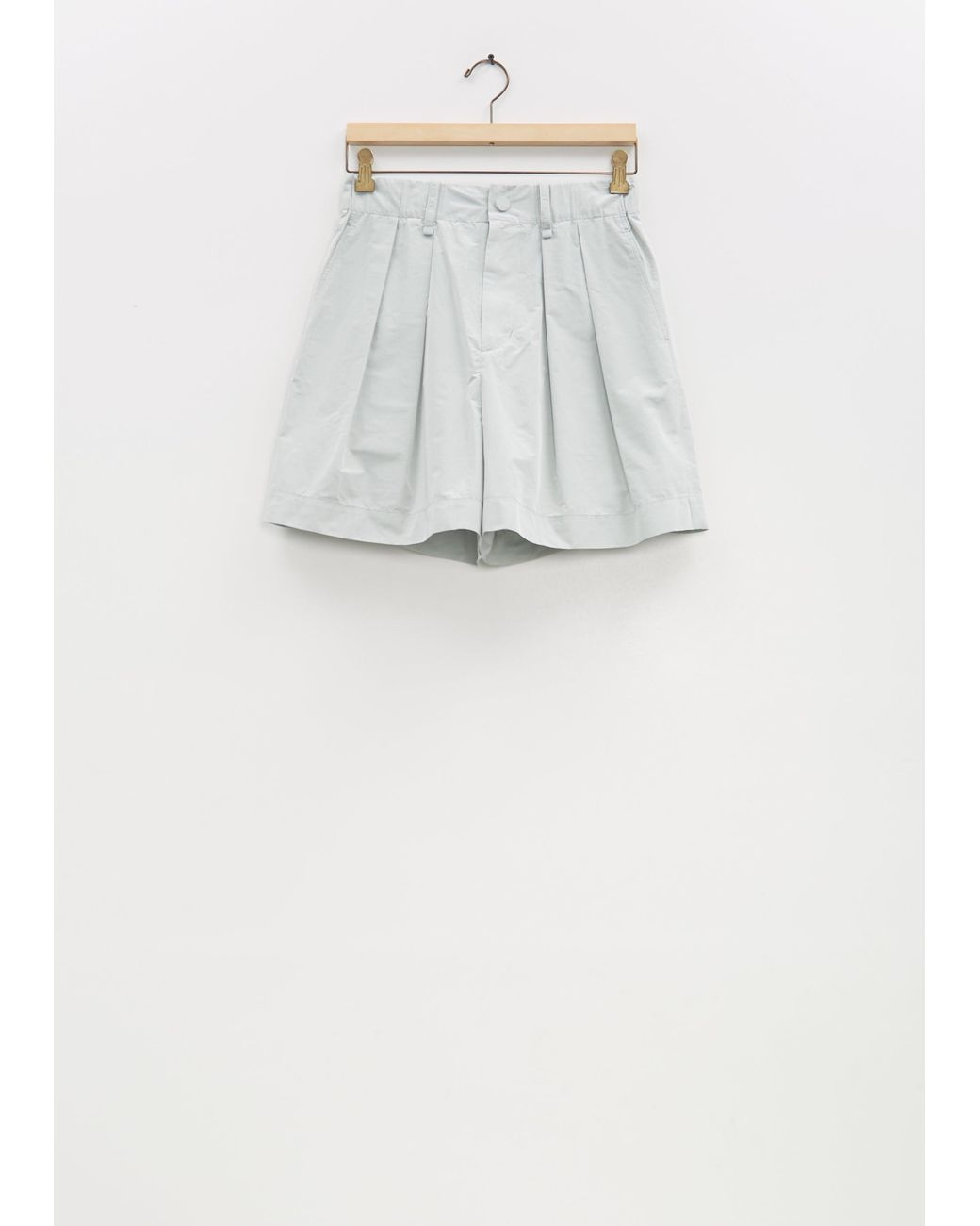 Issey Miyake White Crumpled Technical Cotton U Pants
