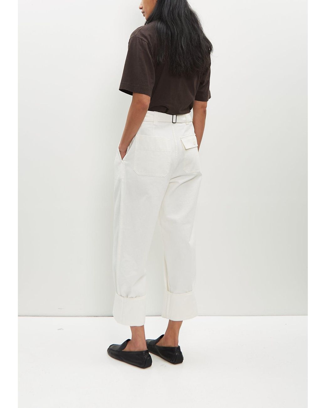 Margaret Howell|CHINO PANTS (MHL CINCH BACK TROUSER - O mhl-by-margaret-howell-Off-