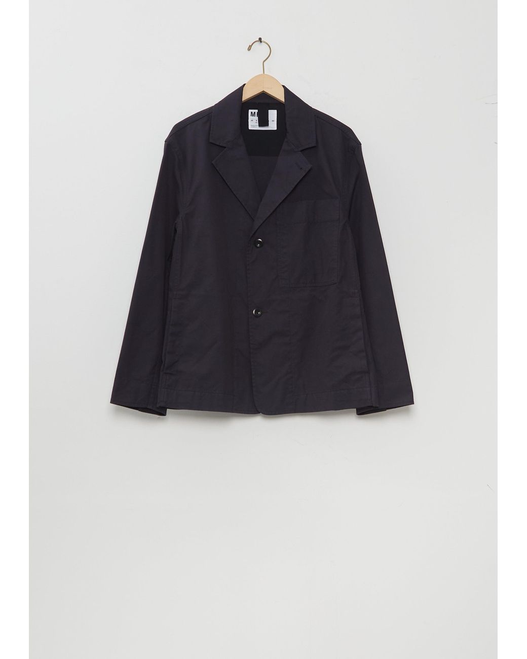 MHL by Margaret Howell Blue Minimal Cotton Blazer