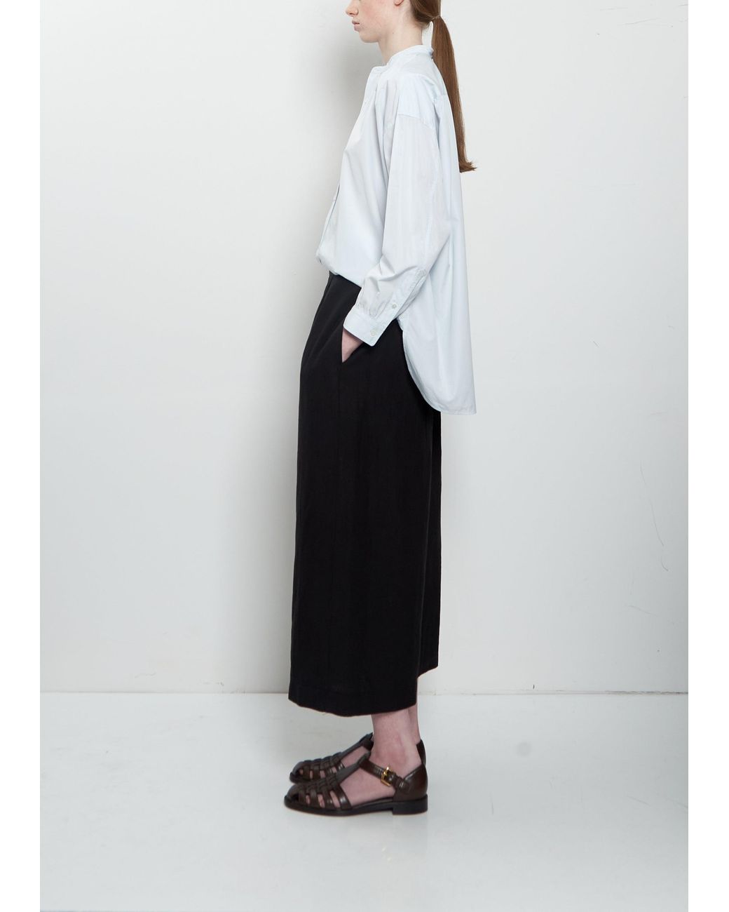 Arts & Science Black Buck Tuck Easy Wide Pants