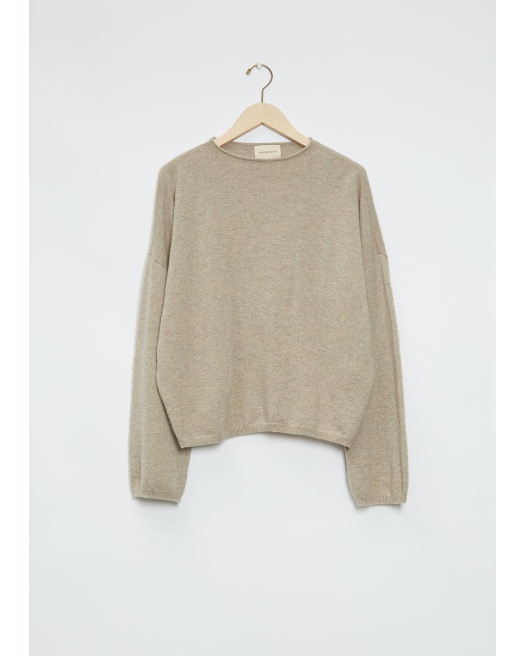 Loulou Studio Vacca Cashmere Sweater in Natural | Lyst