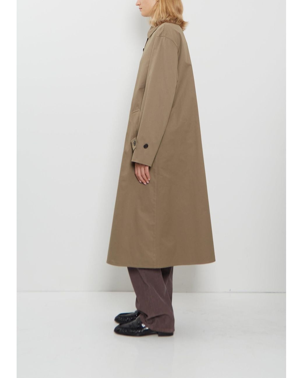 The Row Natural Lolana Cotton Coat