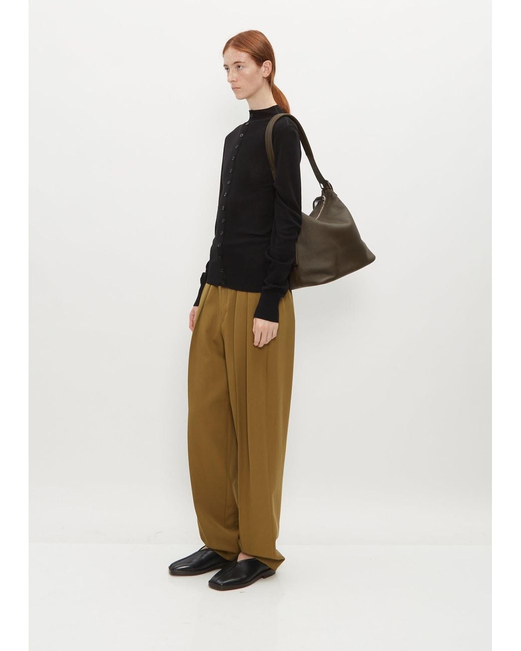Lemaire Hobo Belt Bag in Black | Lyst