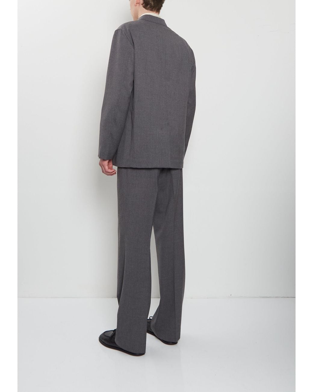 Auralee Gray Super Twist Cashmere Pora Jacket
