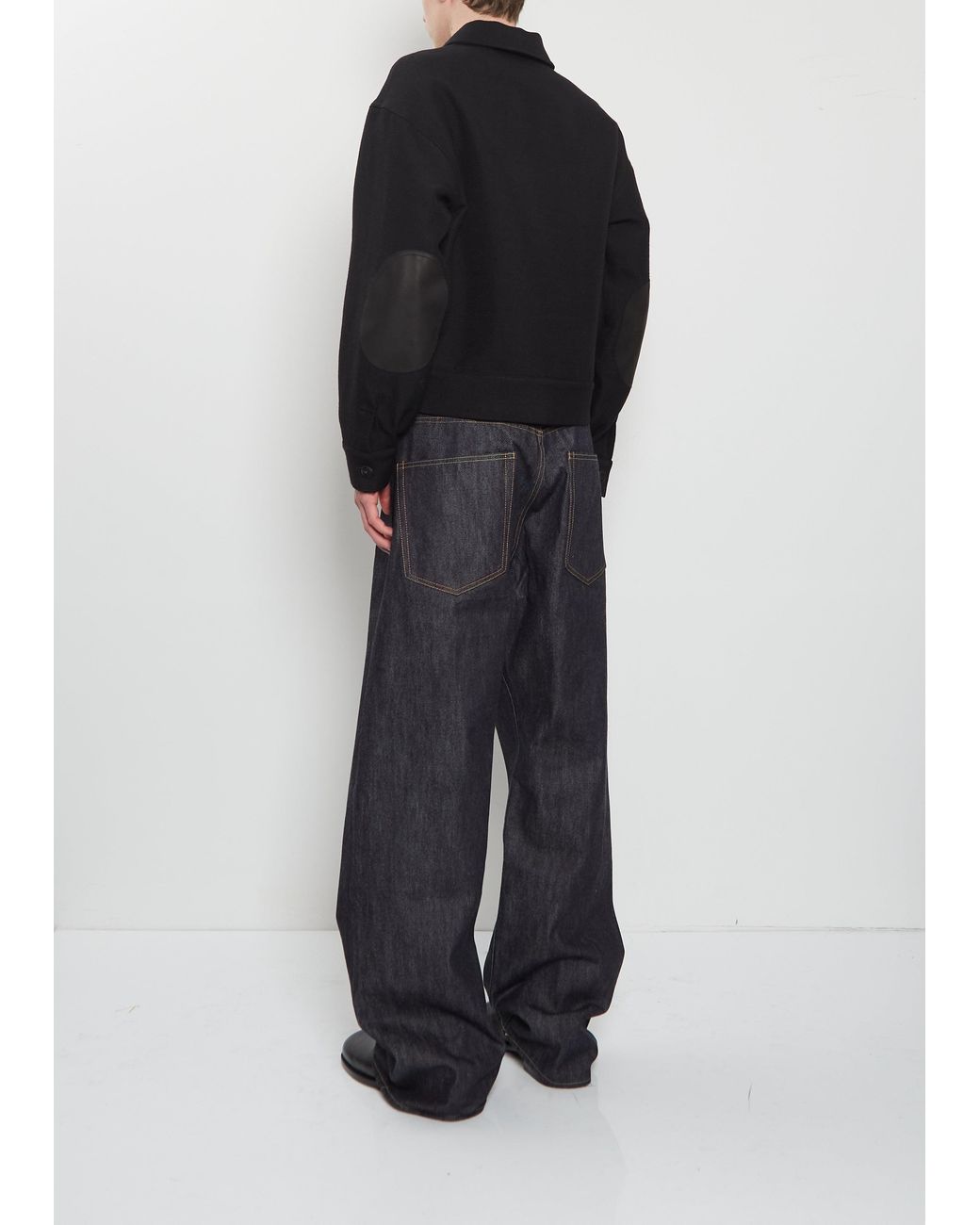 Visvim Men Black Langley Wool Linen Jacket
