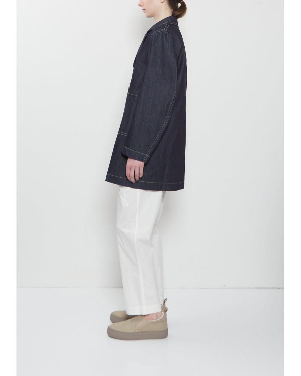 Sofie D'Hoore Blue Callet Cotton Denim Jacket