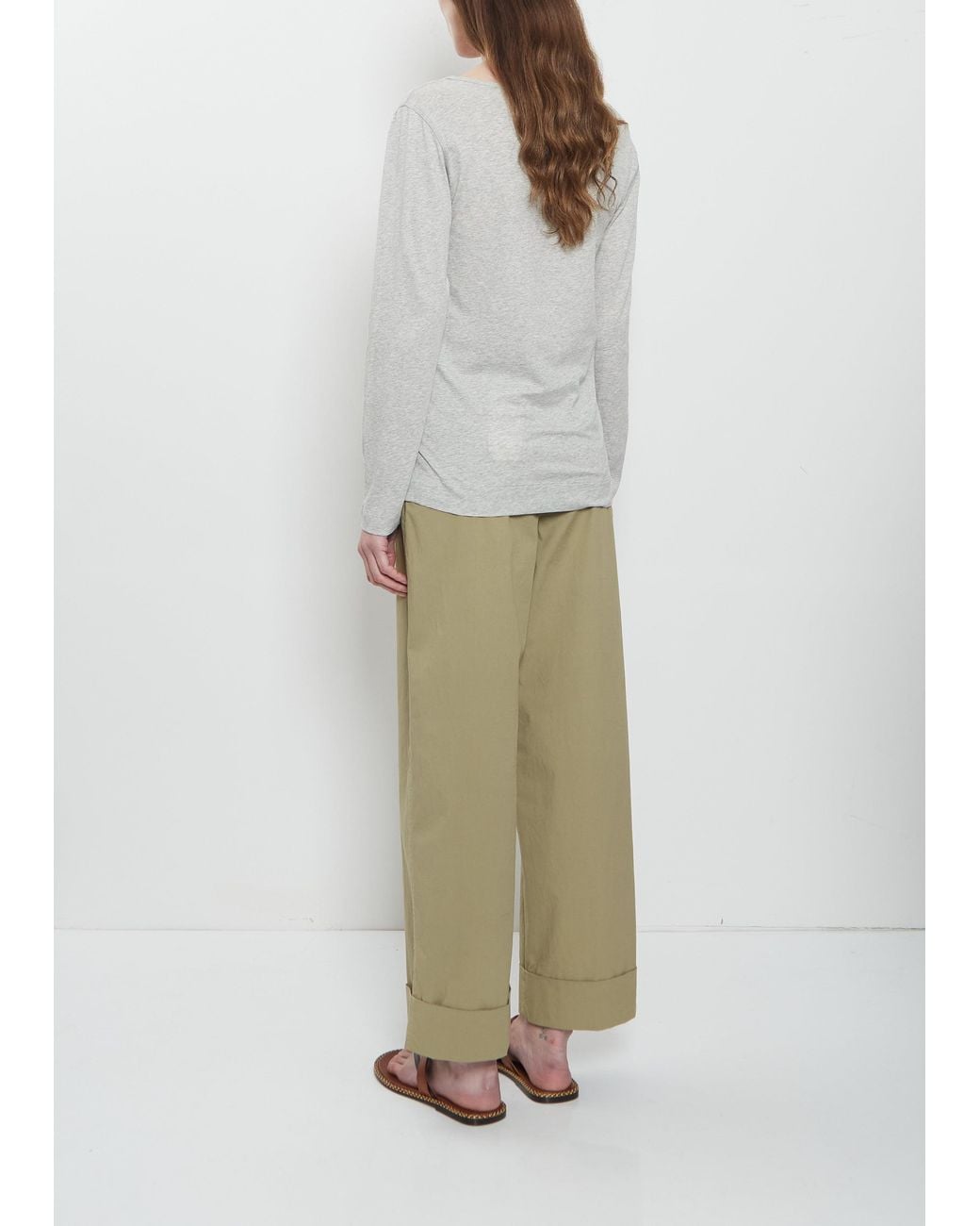 Dries Van Noten Gray Hulleta Cotton T-shirt