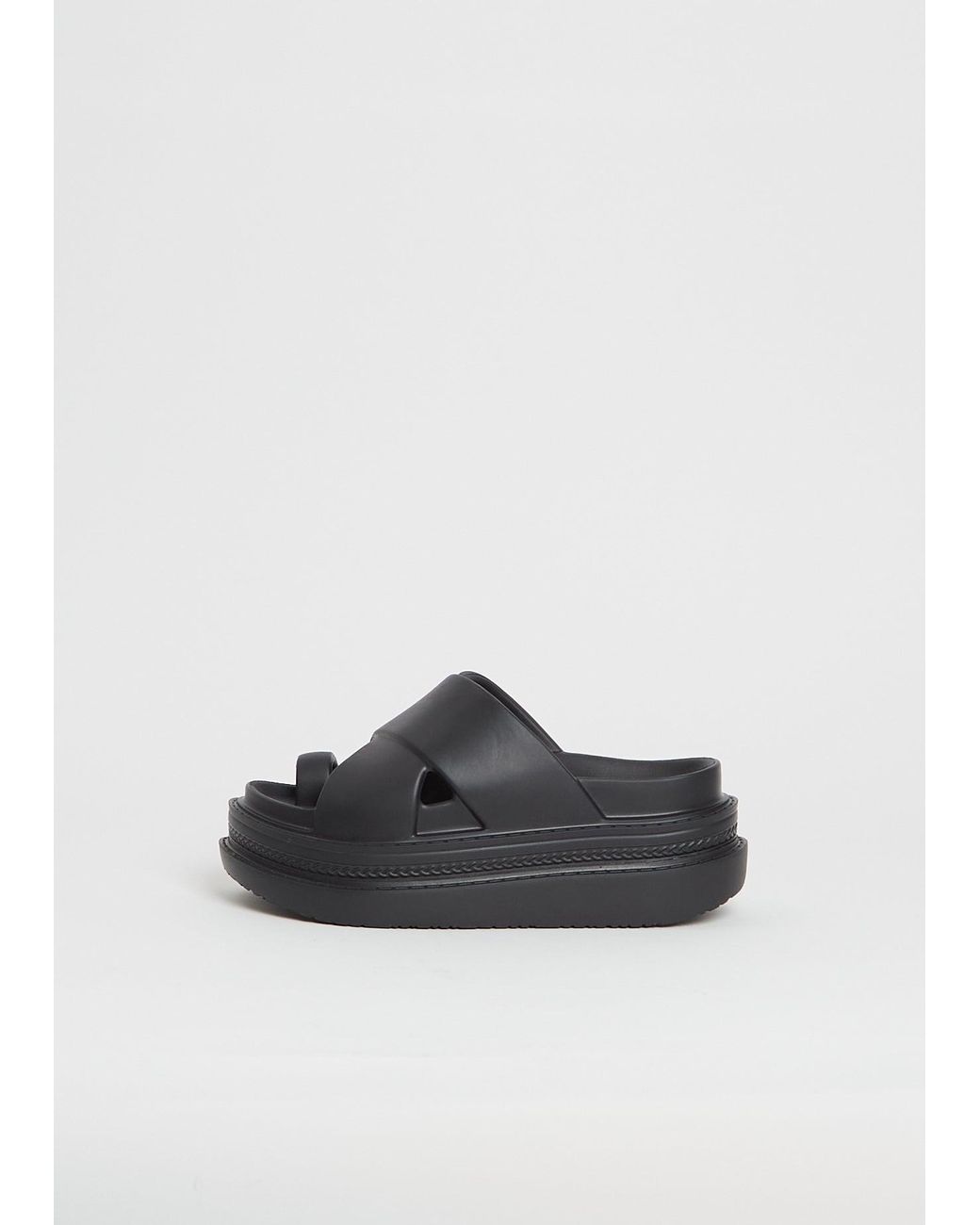 Sacai Foam Multiple Sole Sandals in Black | Lyst