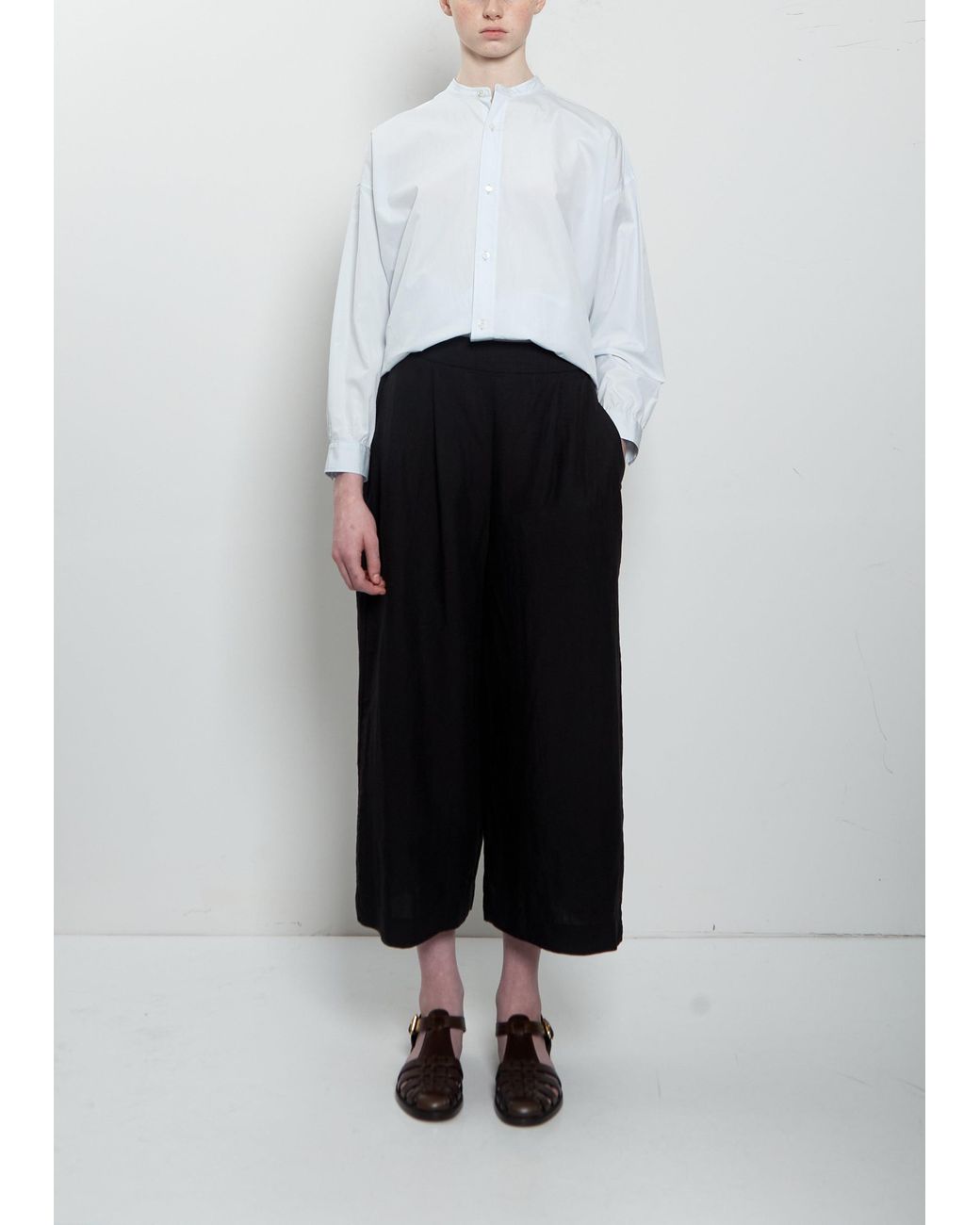 Arts & Science Black Buck Tuck Easy Wide Pants