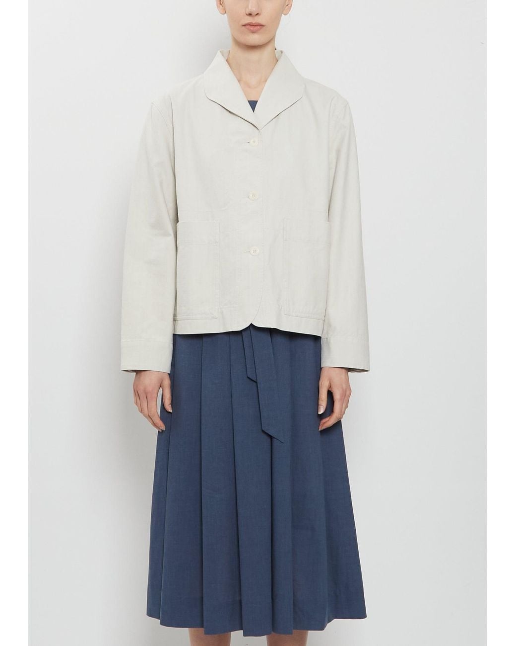 MHL by Margaret Howell White Field Cotton Jacket