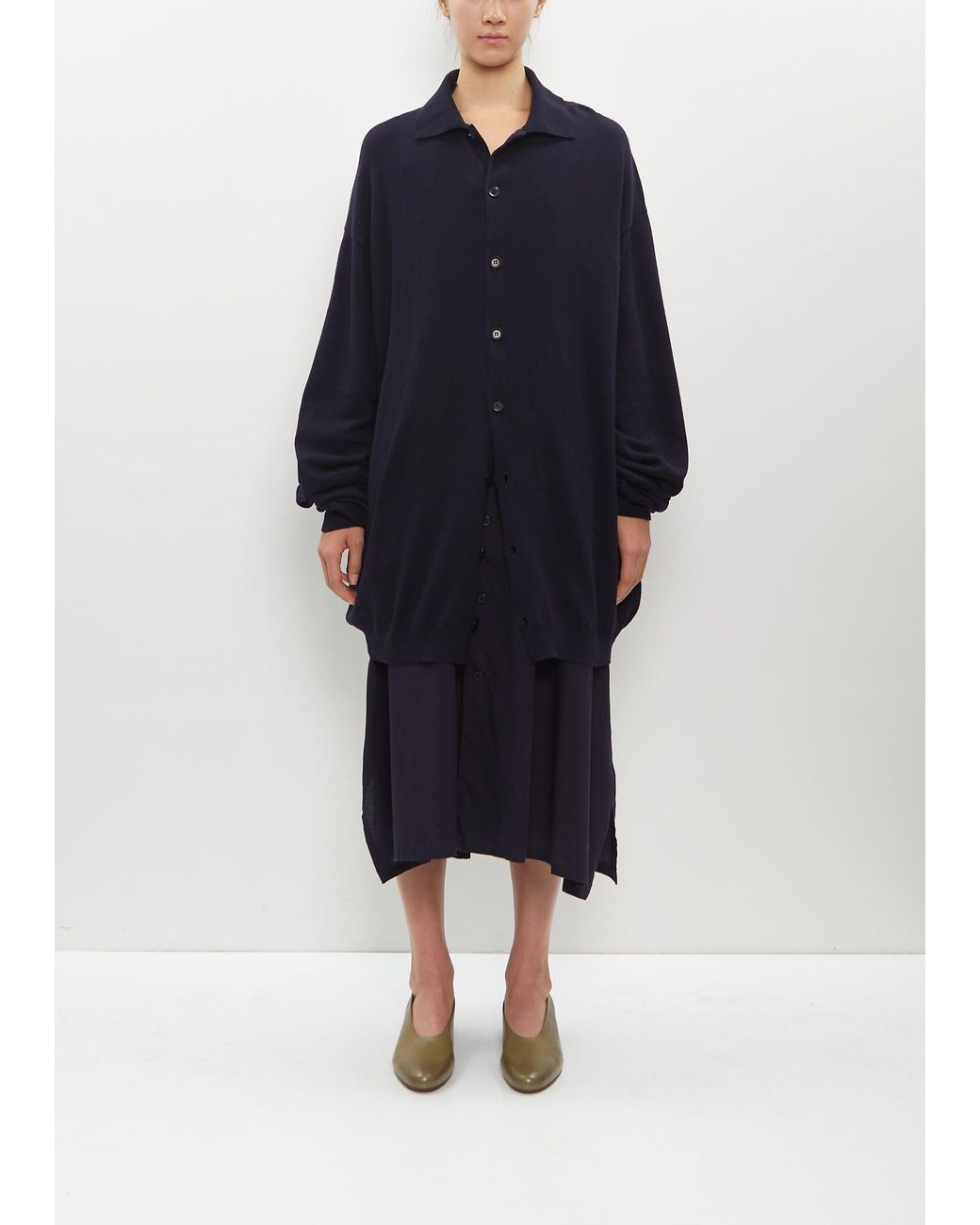 トップス Yohji Yamamoto Big Dress Cardigan Yohji Yamamoto Big Dress Cardigan