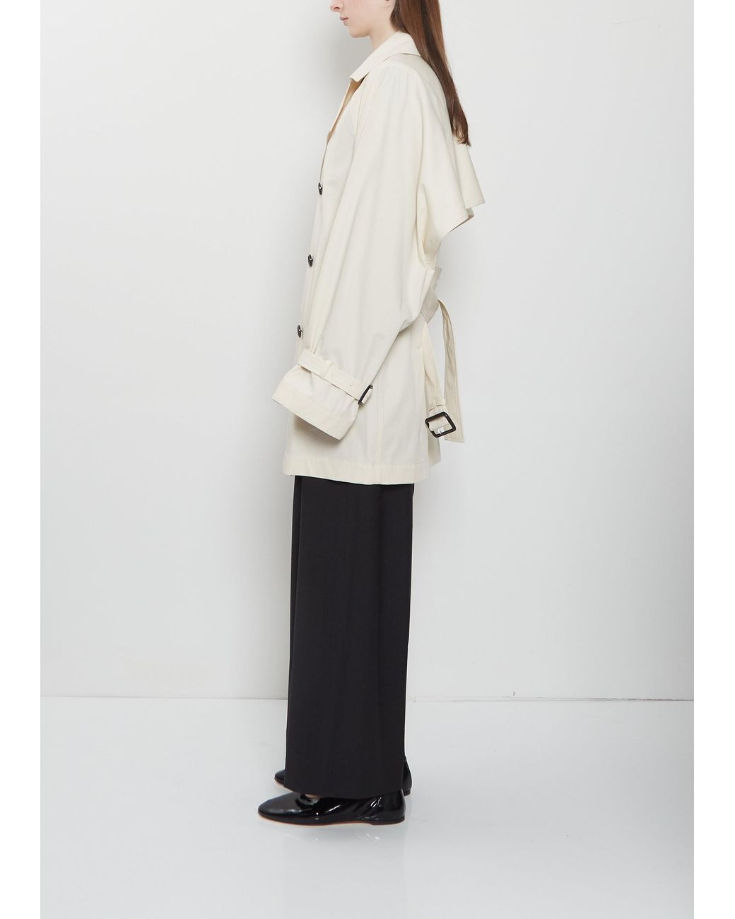 Totême Natural Washed Cotton Trench Coat