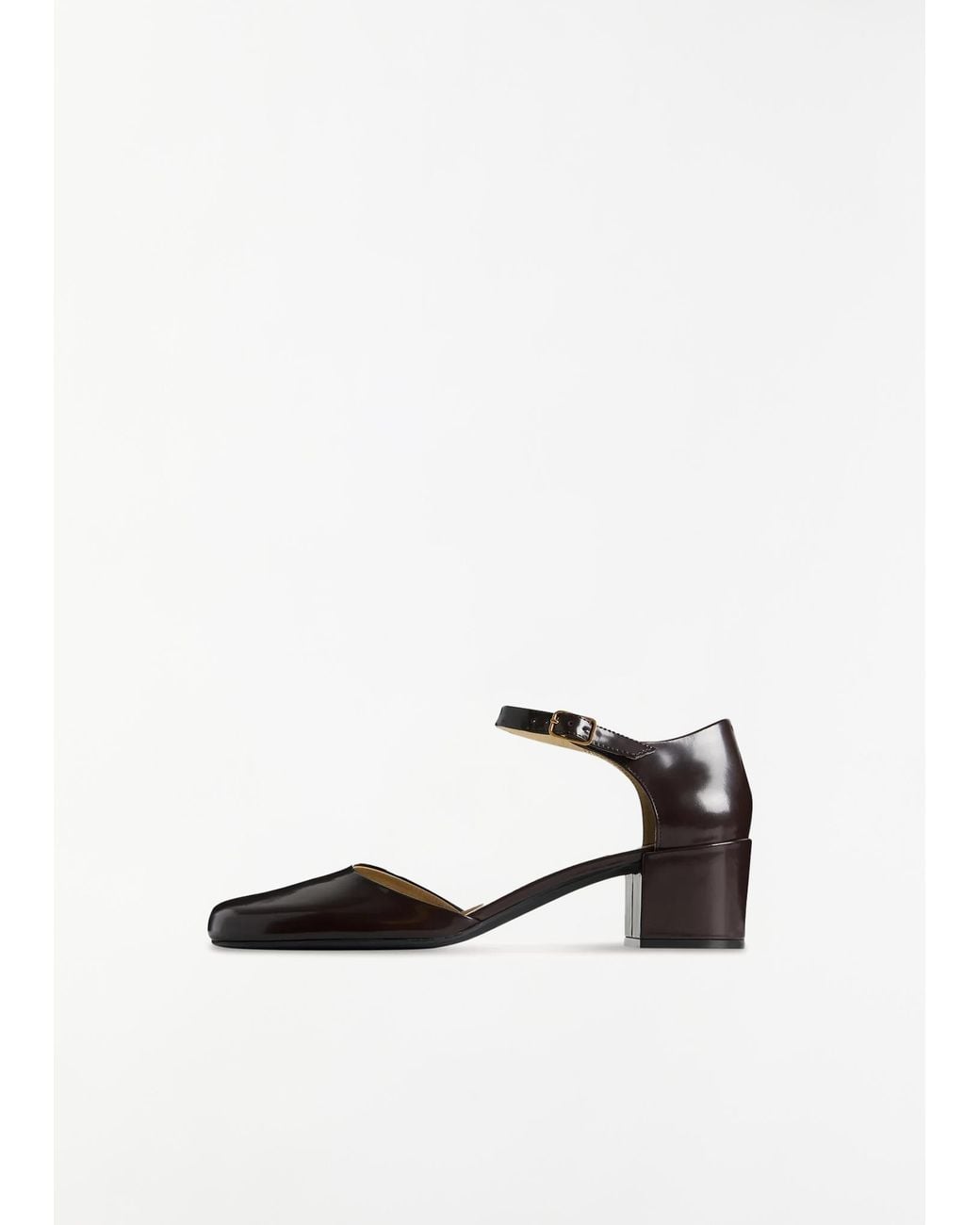 The Row White Penelope Ankle Strap