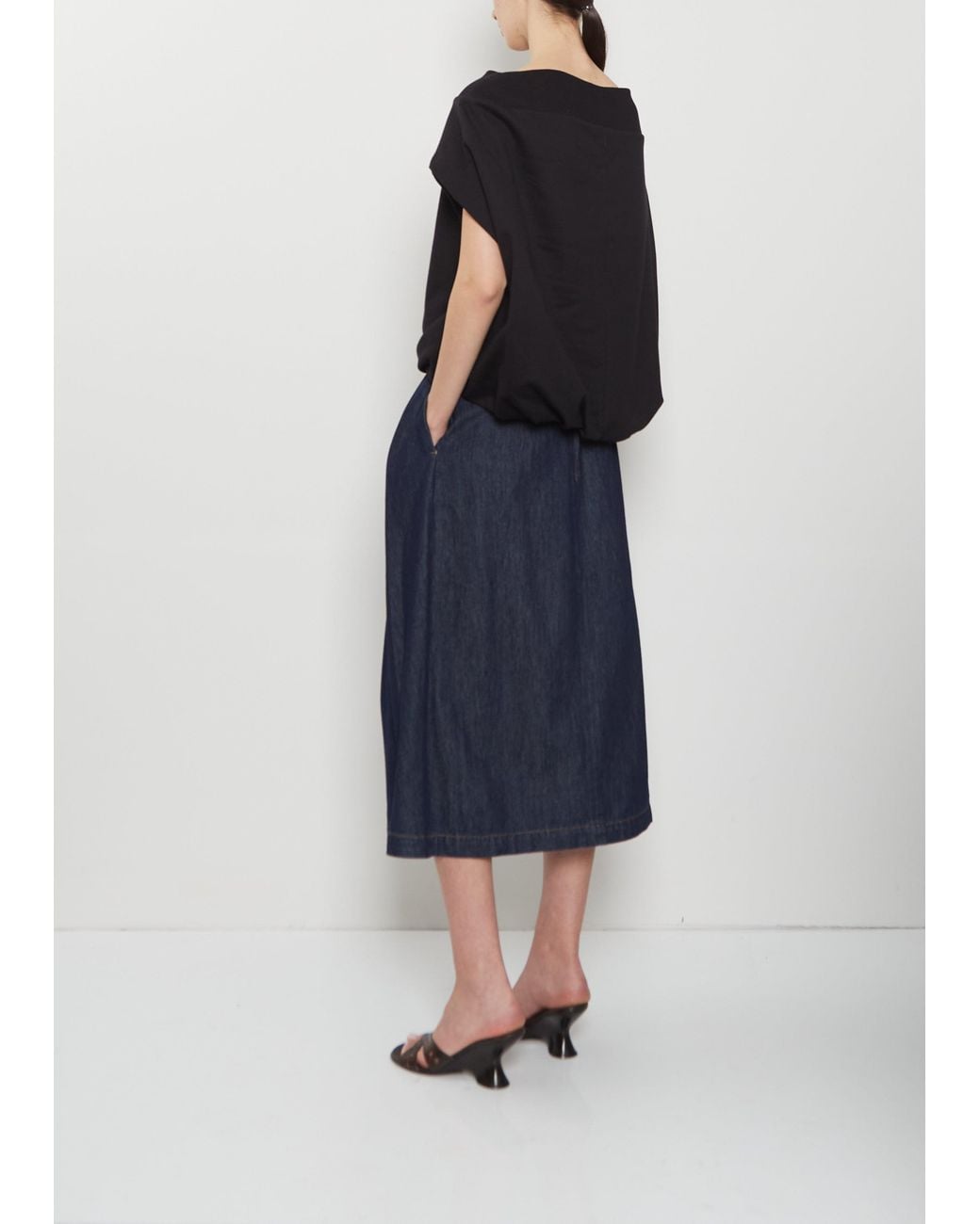 Dries Van Noten Blue Hamels Cotton Top