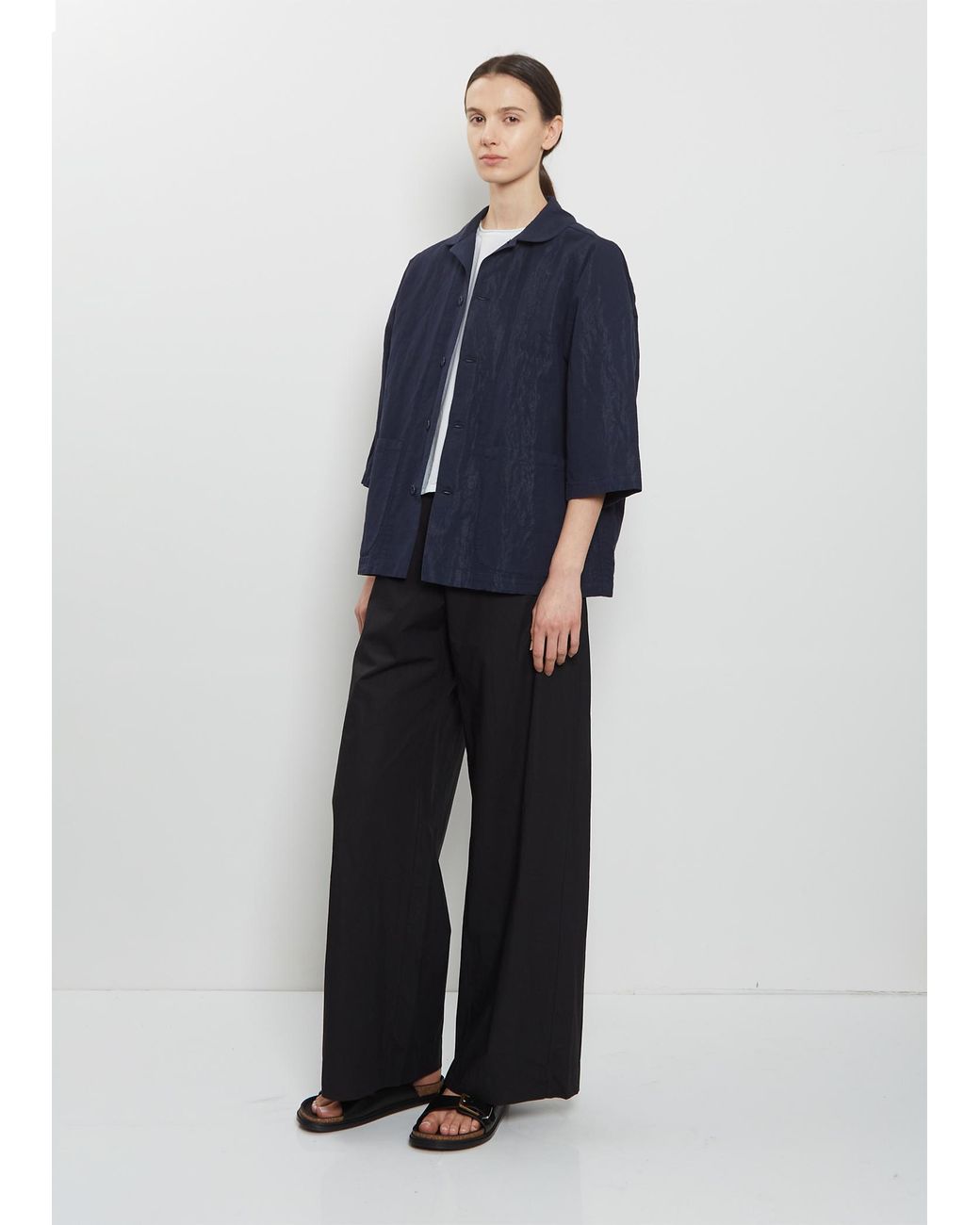 Labo.art Blue Olivia Technical Cotton Pulla Jacket