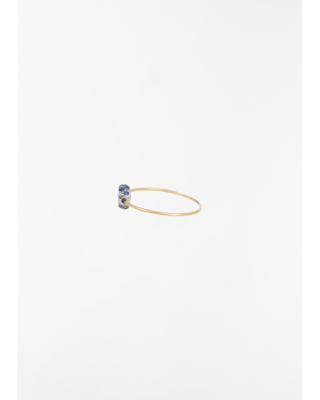 Ileana Makri White Leda Yellow Gold Ring