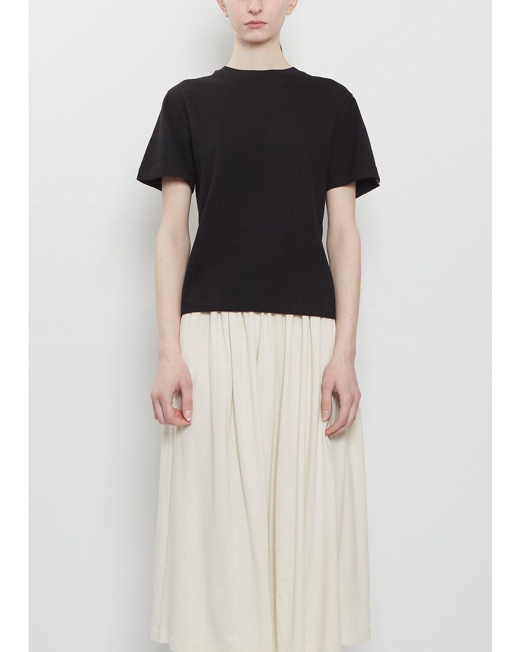 Extreme Cashmere Black N°268 Cuba Cotton Cashmere Top