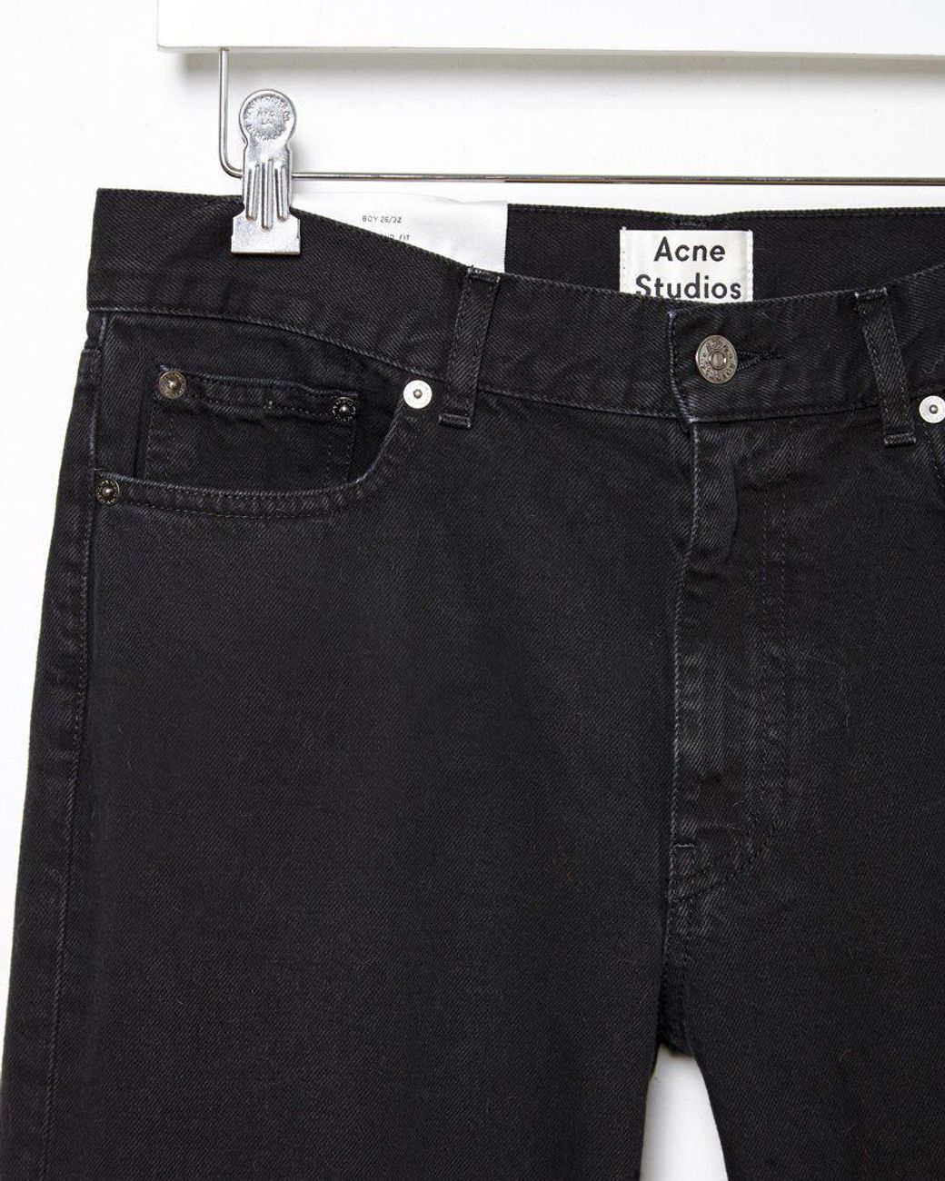 Acne Studios Boy Black Jean | Lyst