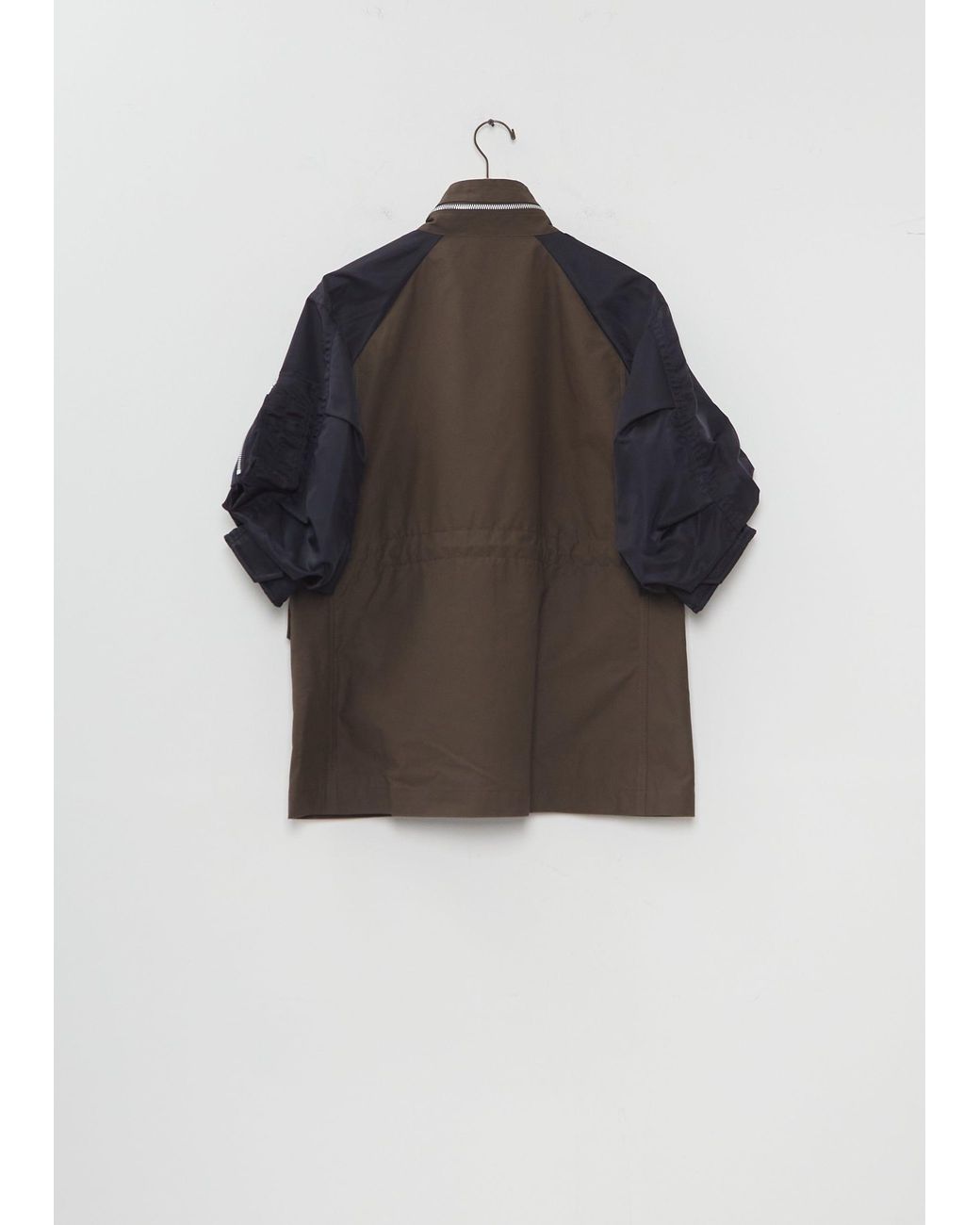 Sacai Black Cotton Weather Jacket