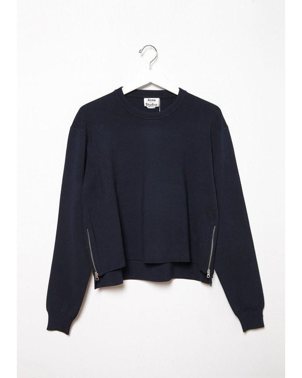 Acne Studios Misty Clean Pullover in Blue | Lyst