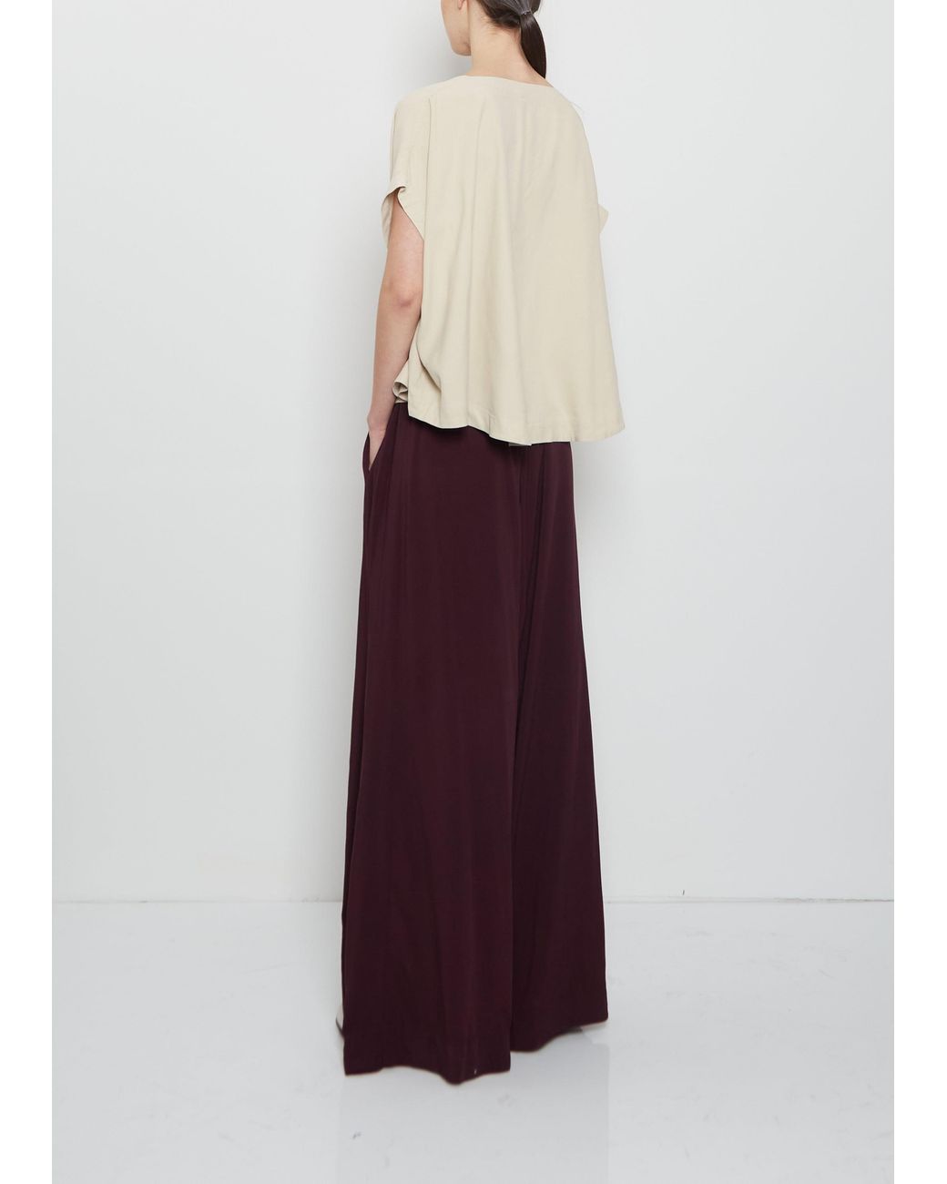 Casey Casey White Francesca Silk Top