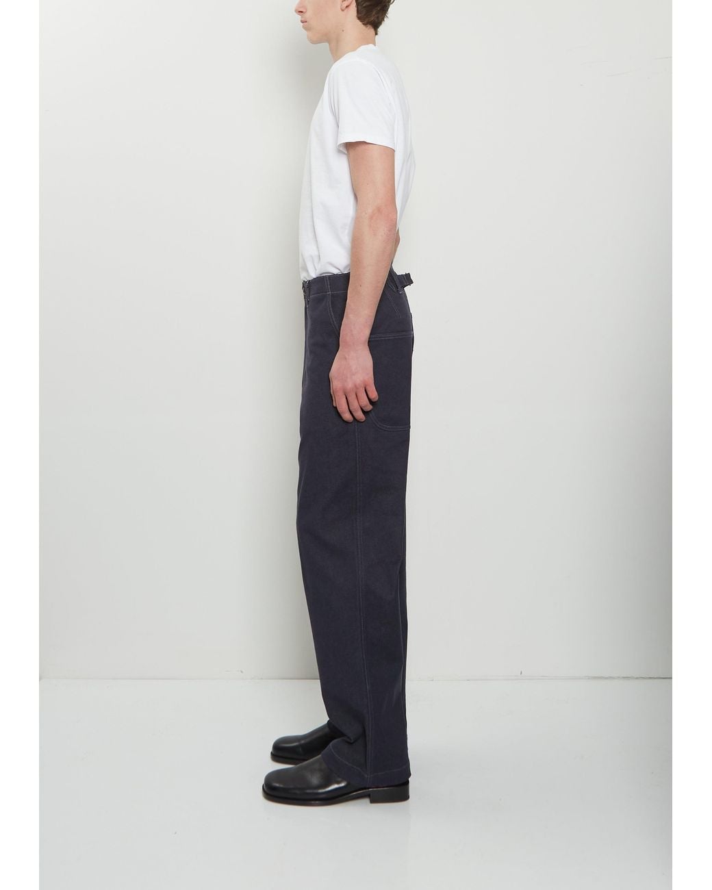 Junya Watanabe White Re-dyed Denim Pants