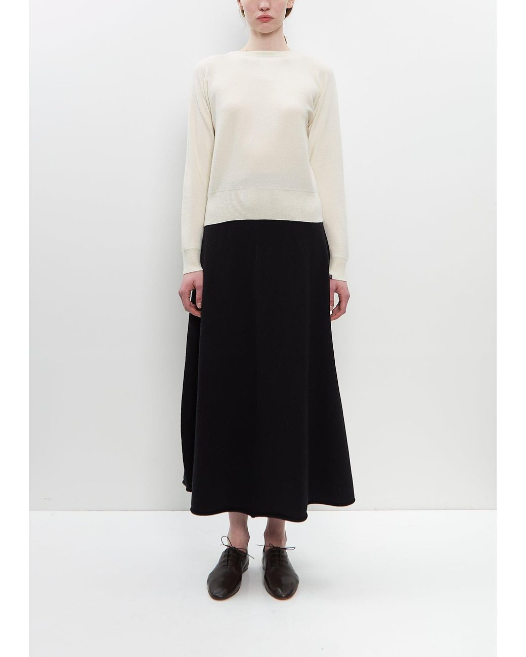 Extreme Cashmere White Cashmere Nylon N°382 Belle Sweater