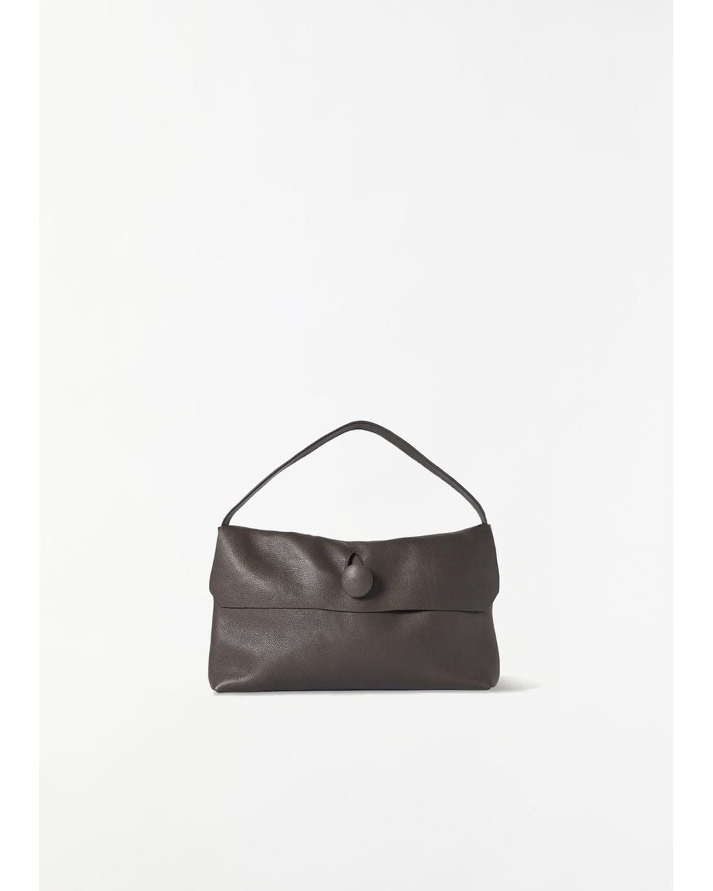 The Row Sally Leather Handbag in White | Lyst